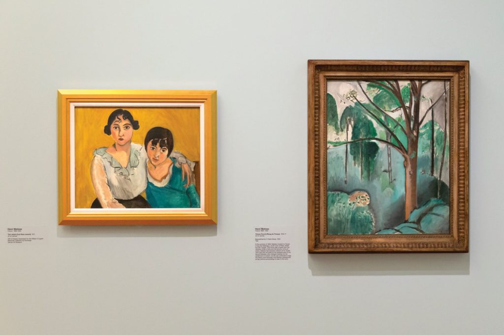 two paintings hanging around Canberra at the National Gallery