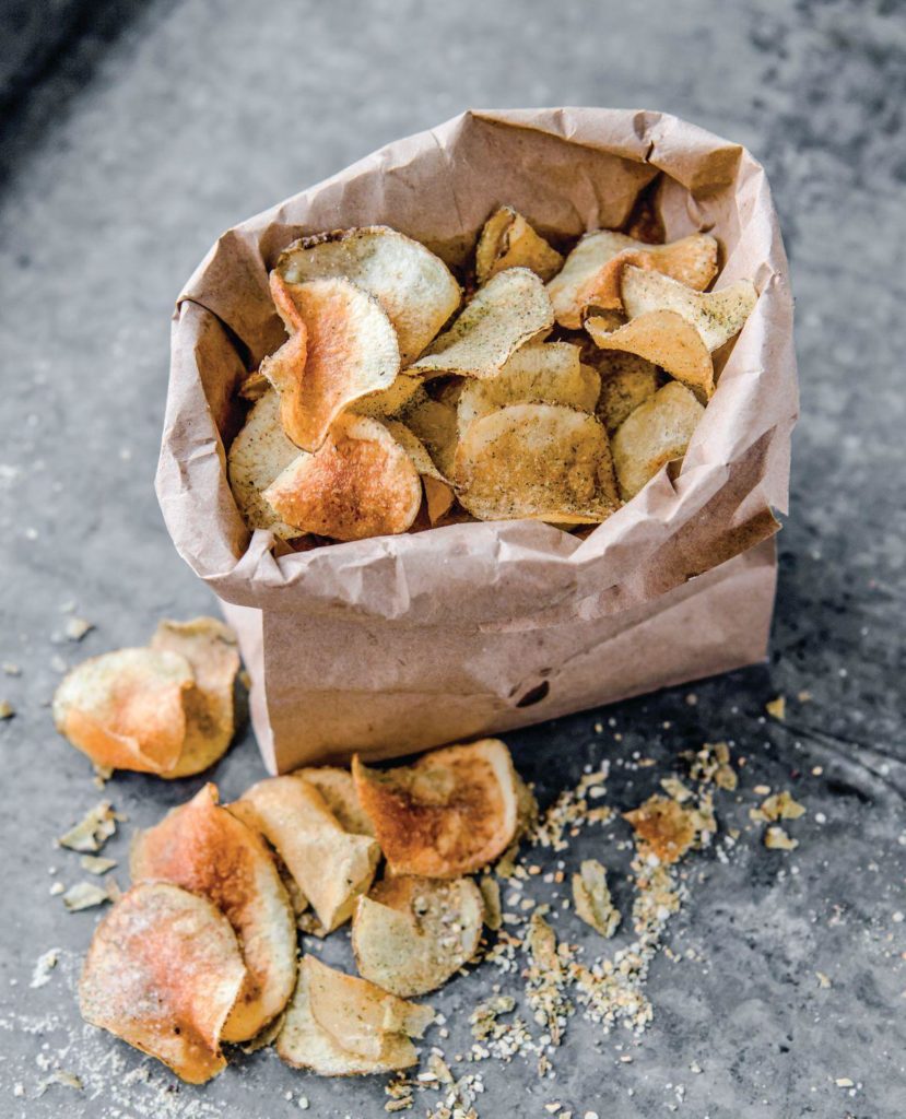 easy snacks homemade potato chips