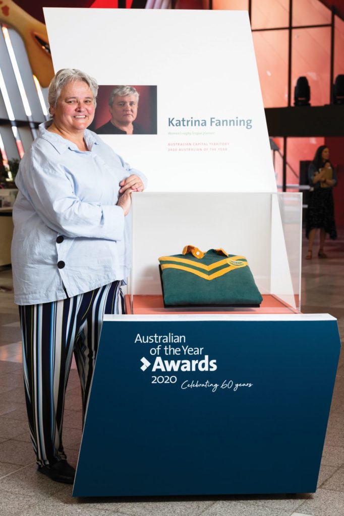 Katrina Fanning at the Australian of the year awards