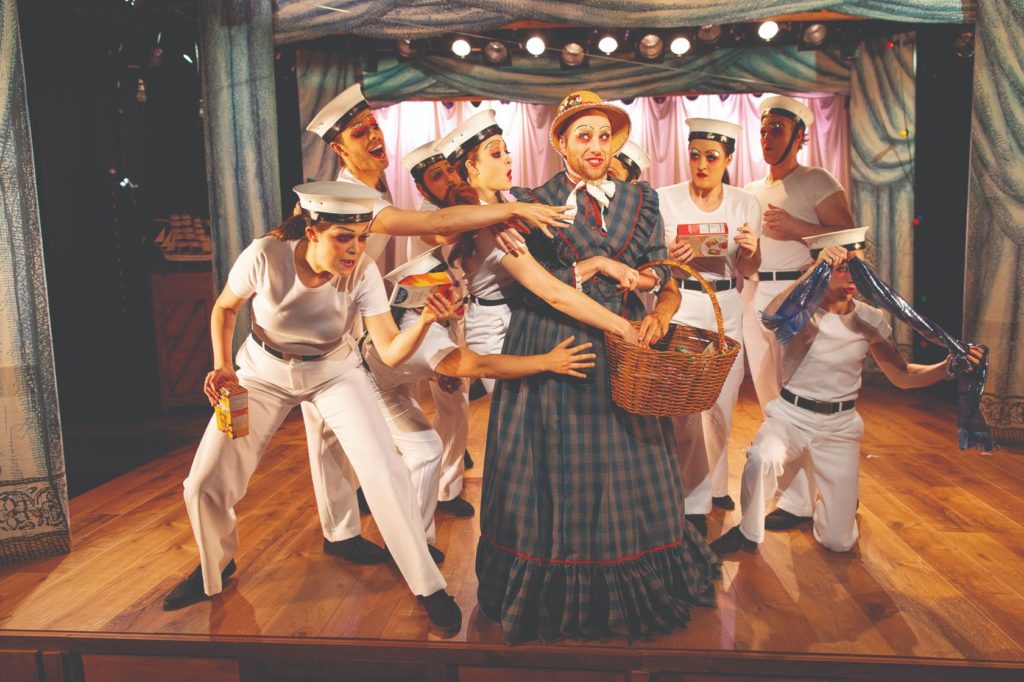 Some of the cast performing in HMS Pinafore