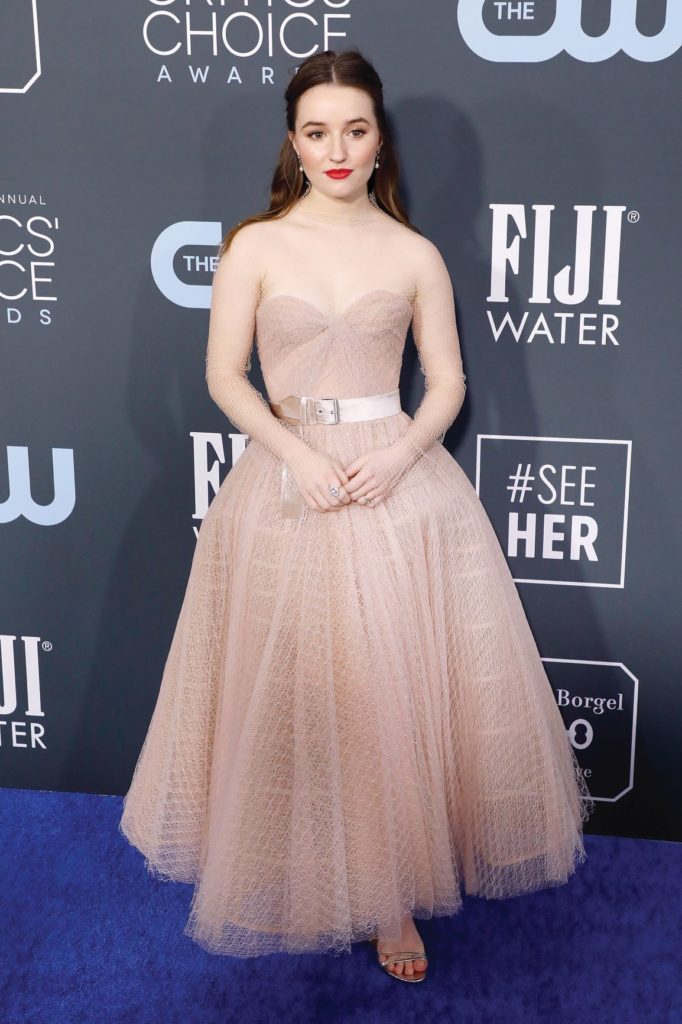 Kaitlyn Dever: The Book Smart and Unbelievable star was a vision in this feminine frock by Dior. We love her simple hair and stunning makeup look! 