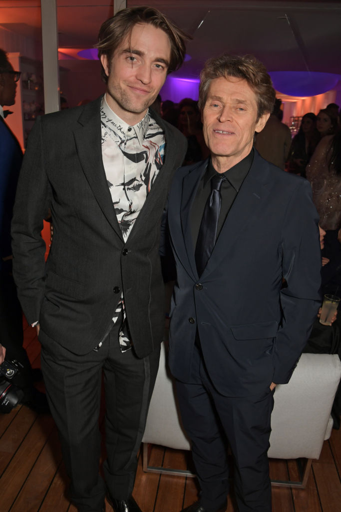 CAP D'ANTIBES, FRANCE - MAY 18:  Robert Pattinson and Willem Dafoe attend the Vanity Fair and Chopard Party celebrating the 72nd Annual Cannes Film Festival at Hotel du Cap-Eden-Roc on May 18, 2019 in Cap d'Antibes, France.  (Photo by David M. Benett/Dave Benett/Getty Images)