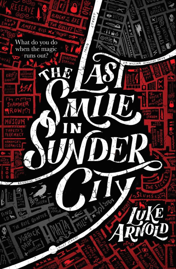 fantasy novel The Last Smile in Sunder City cover