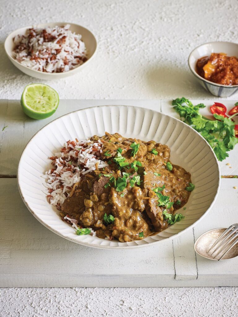 beef and green pea simple curry recipes