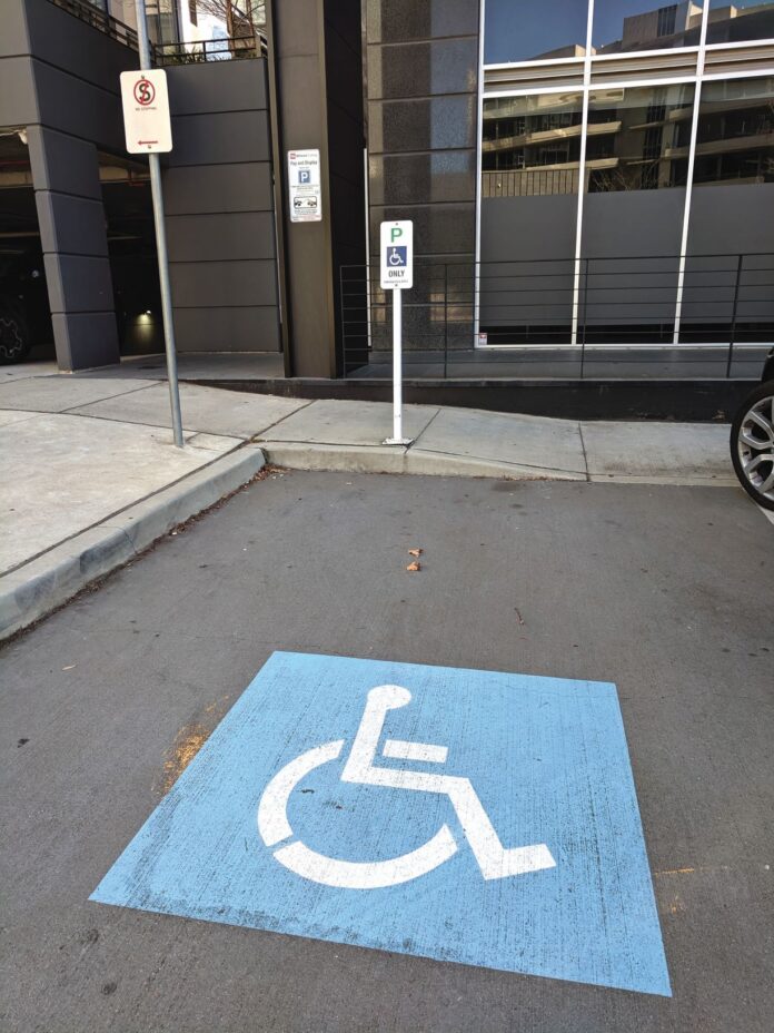 disabled parking spot