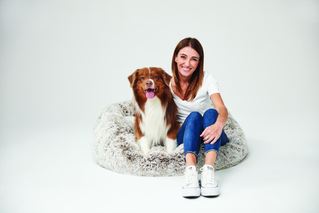 Katrina Warren with her dog Riley
