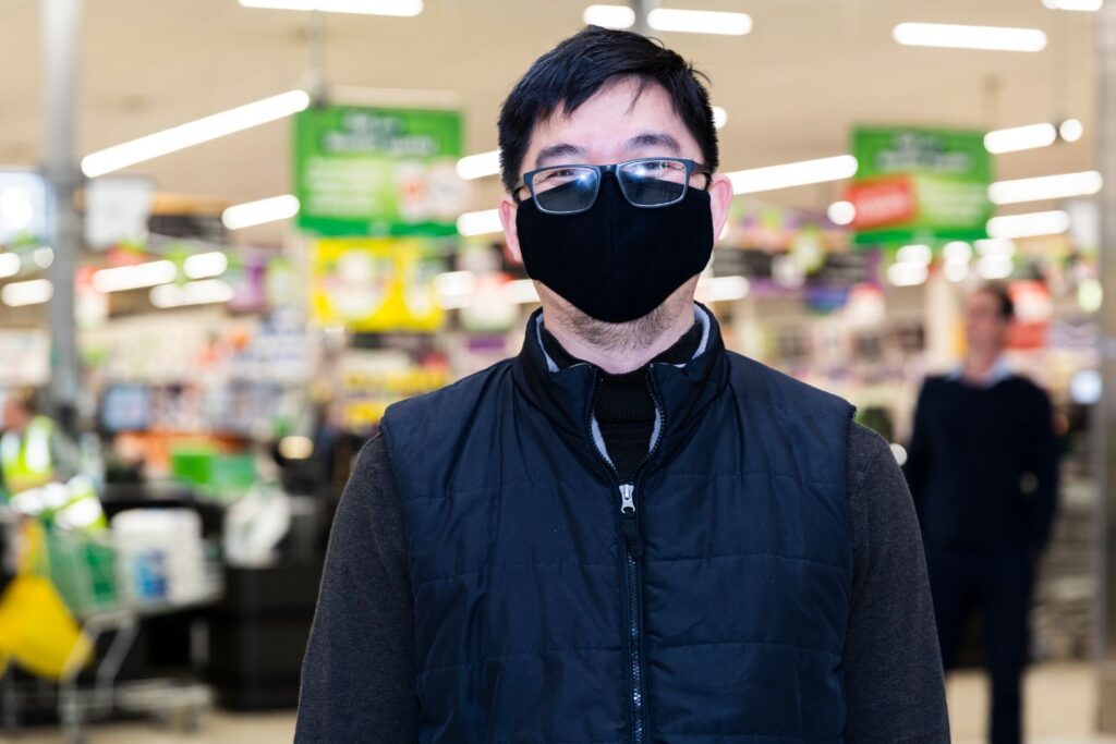 Canberra masks shops Allen from Moncrieff