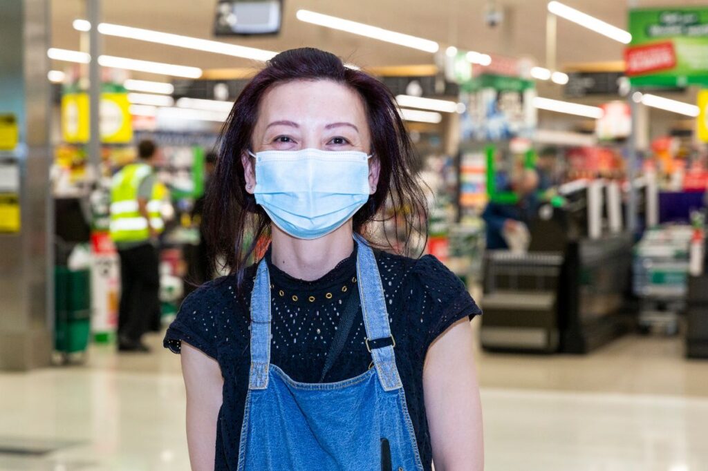 Canberra masks shops Helen Sauvage Urbain