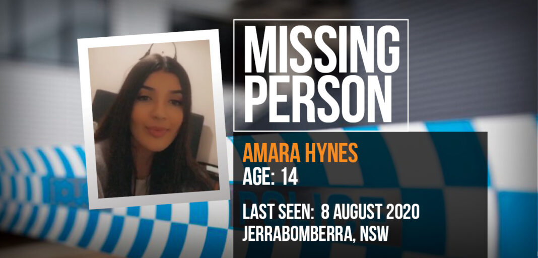 missing teen amara hynes graphic