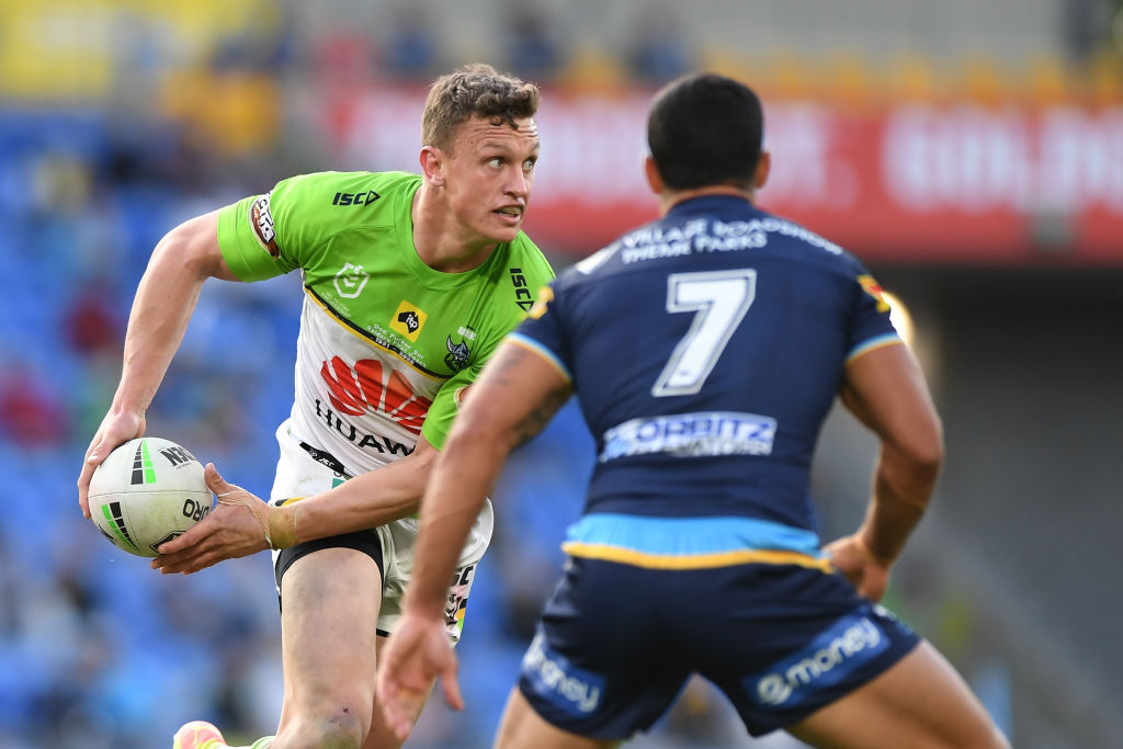 jack wighton with the footy