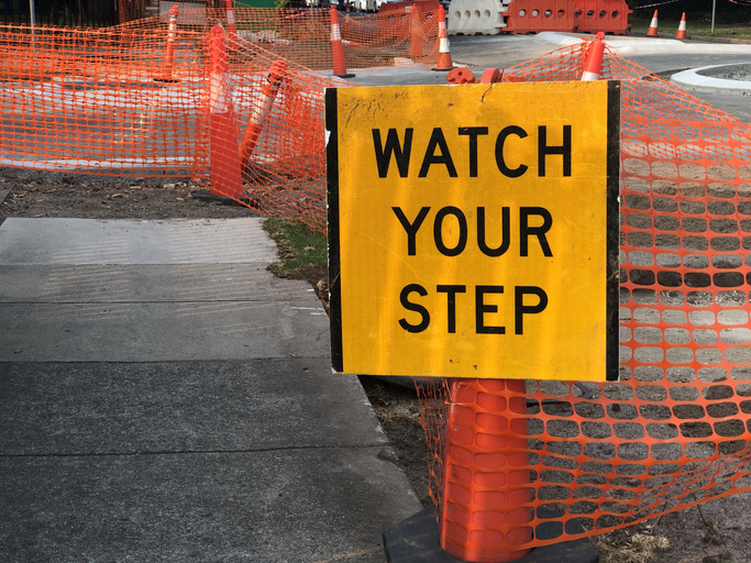 roadwork sign