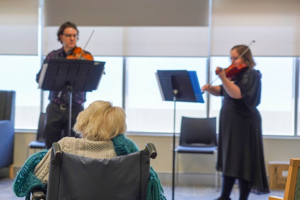 CSO’s Music and Memory program bi-weekly concert at goodwin aged care ainslie