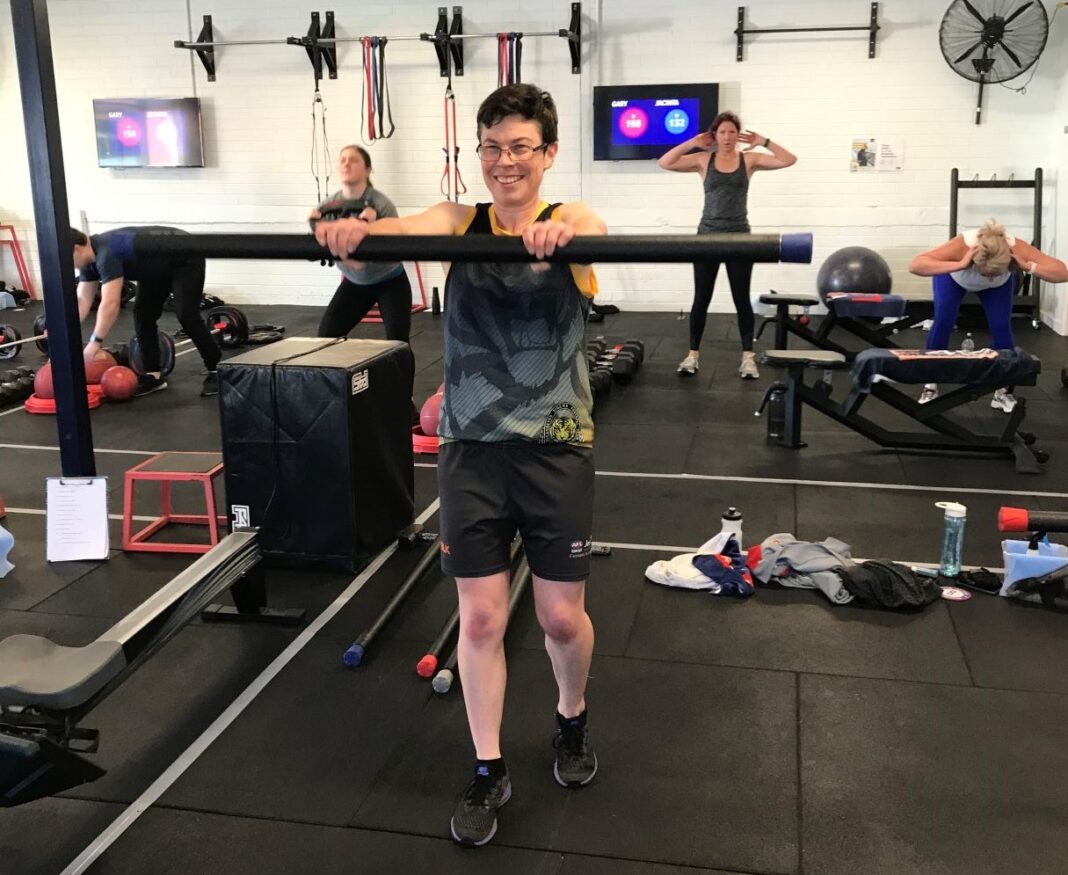 women working out in a gym