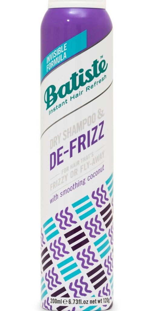 De-frizz dry shampoo