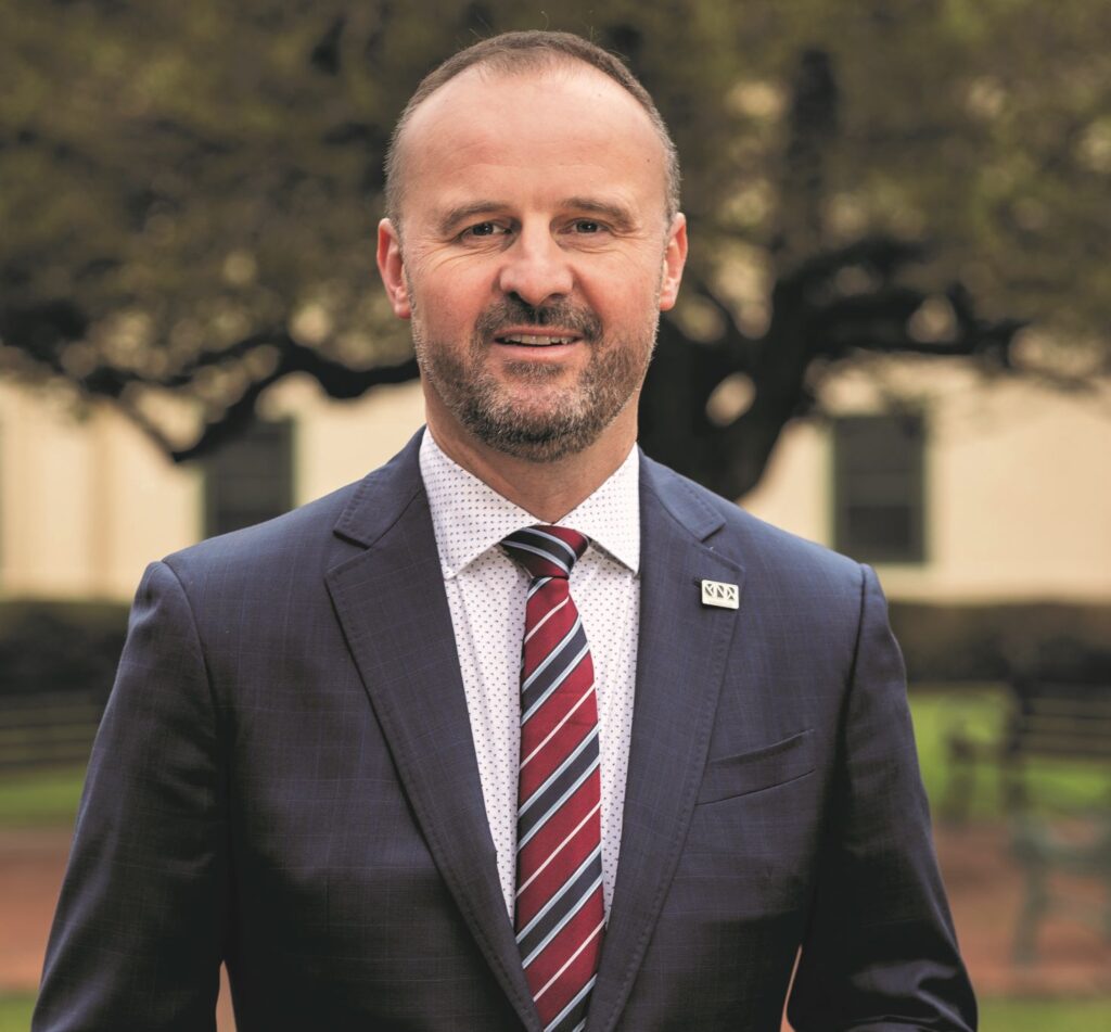 ACT Chief Minister Andrew Barr 2020 ACT Election