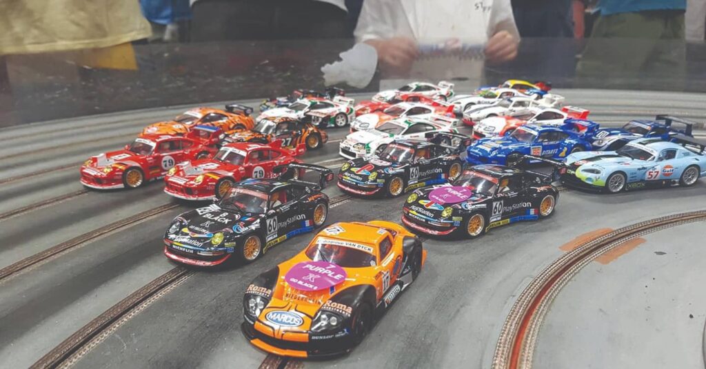 toy cars on a track