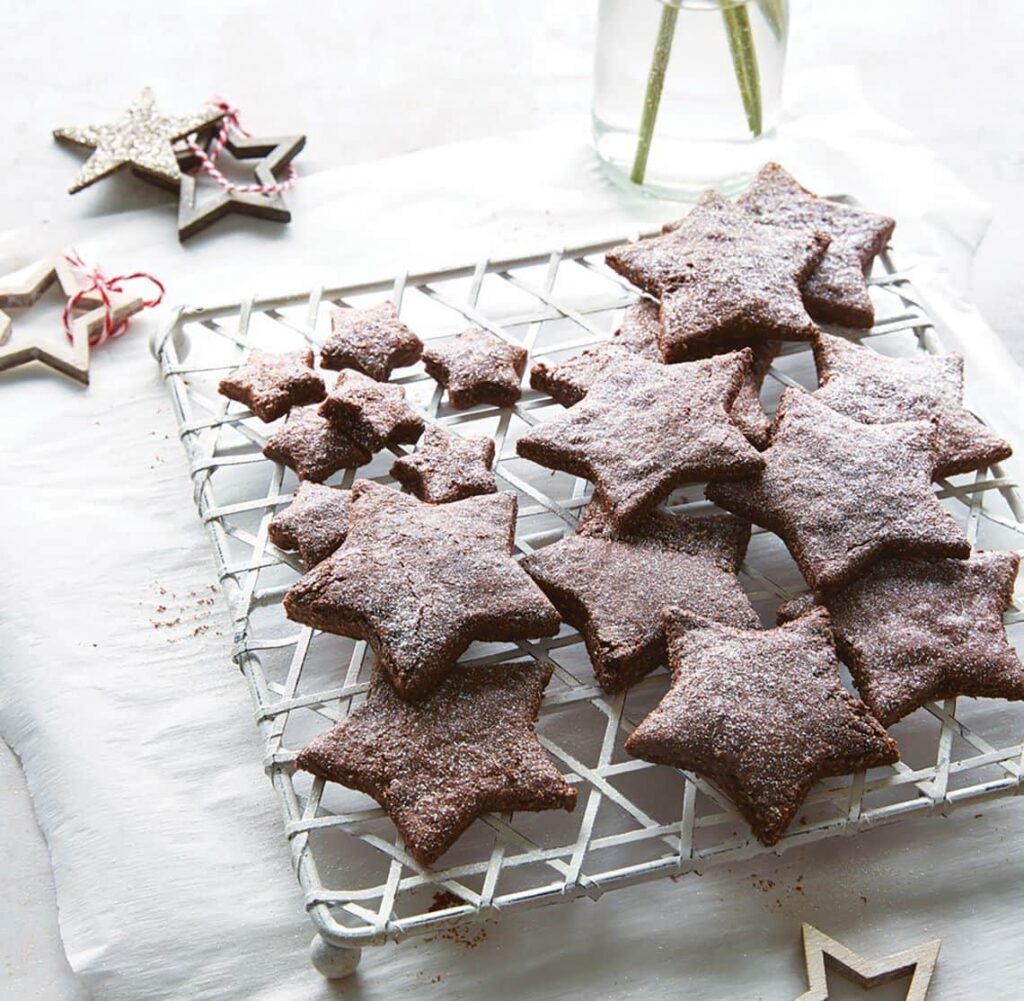 star shaped biscuits