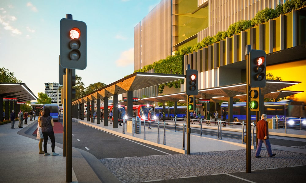Design for the Woden interchange. Picture: ACT Government.