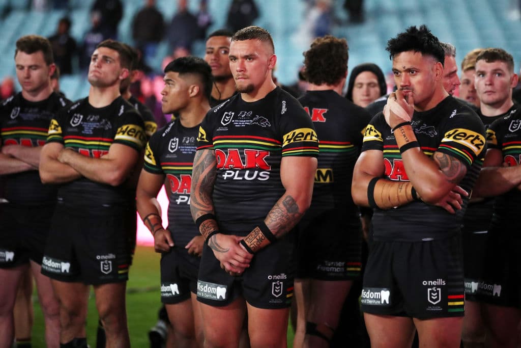 Penrith Panthers after 2020 NRL grand final