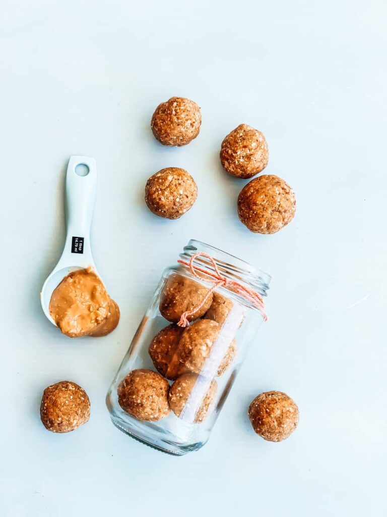 Hot cross bun protein balls