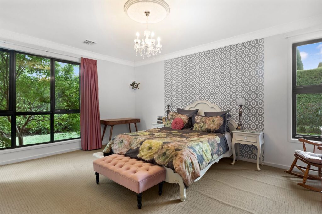 The main bedroom at 26 Sherbrooke Street Ainslie 