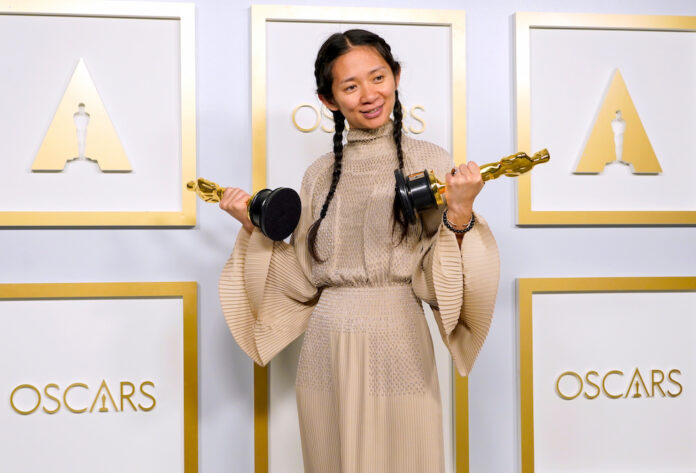 Chloe Zhang Oscars 2021 nomadland