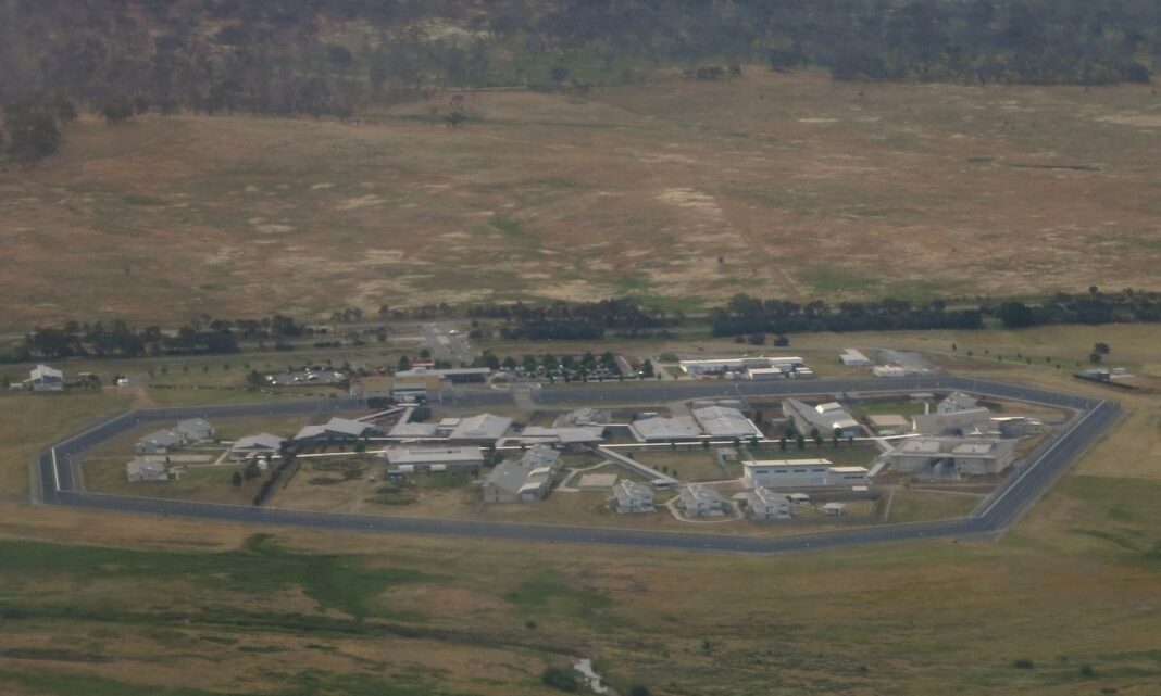 Alexander Maconochie Centre from the air.