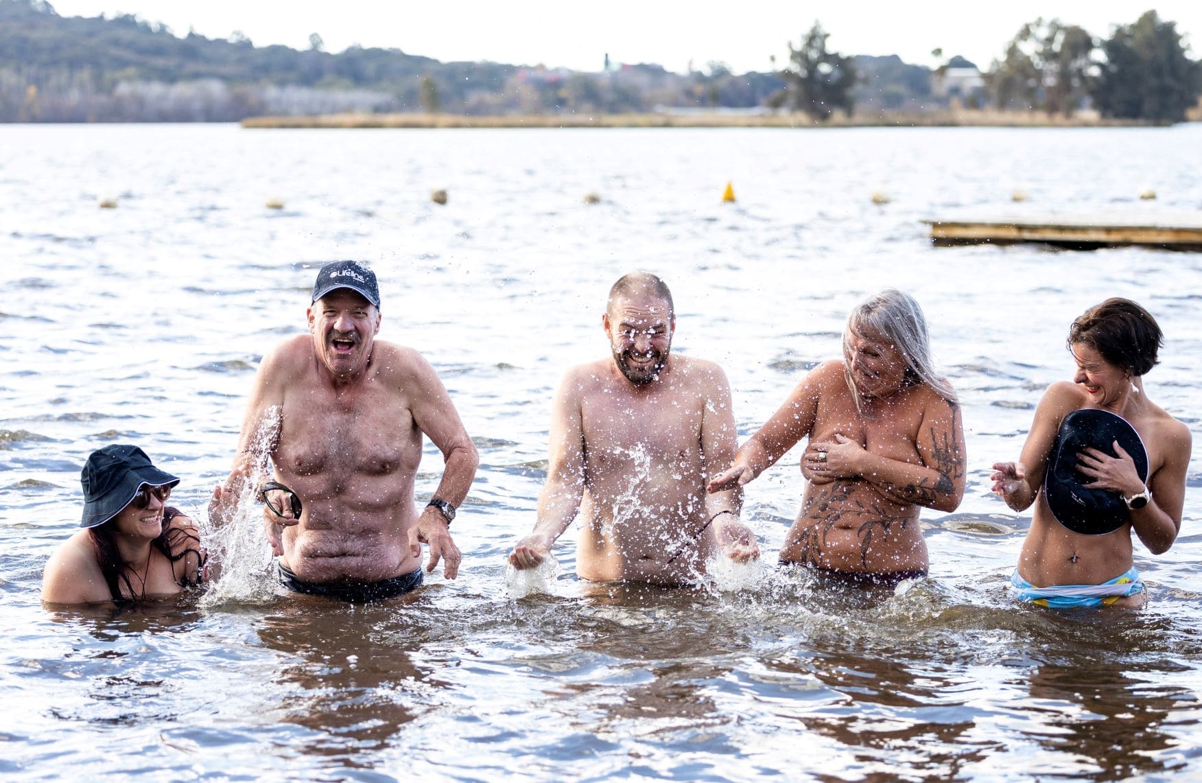 Go jump in the Lake: Streakers swim on the solstice | Canberra Daily