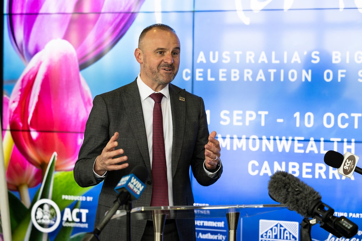 Andrew Barr launches Floriade 2021