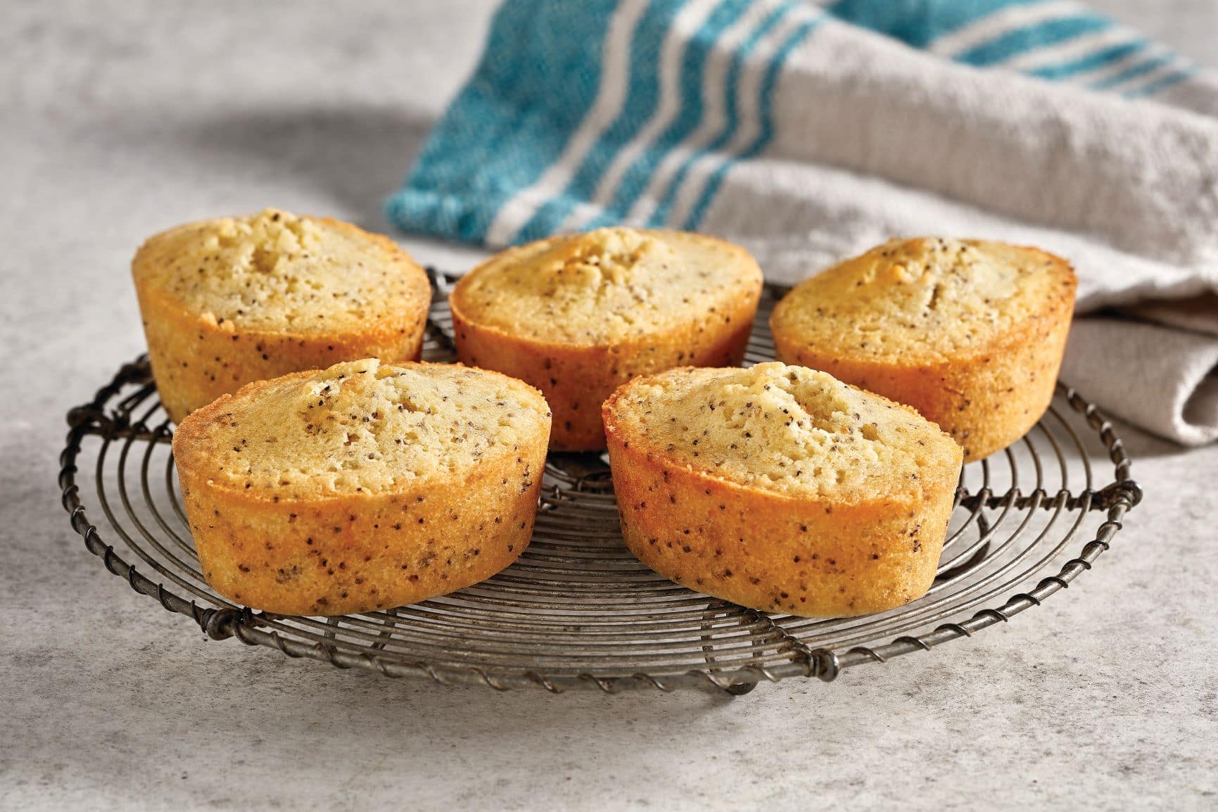 Orange and poppy seed friands