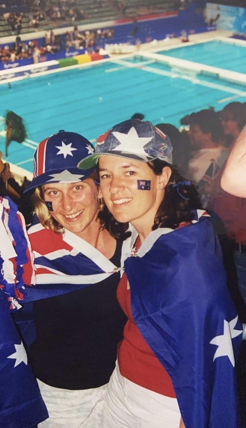 Fans Australia water polo olympics Sydney 2000