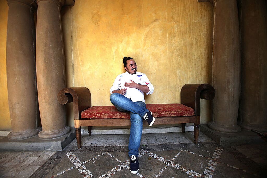 JOHANNESBURG, SOUTH AFRICA - SEPTEMBER 20 (SOUTH AFRICA OUT): Winner of Australian Masterchef, Season 2, Adam Liaw  von September 20, 2011 in Johannesburg, South Africa Liaw is in the country for the Good Food & Wine Show which takes place at Monte Casino from September 22- 25. (Photo by The Times/Gallo Images/Getty Images)