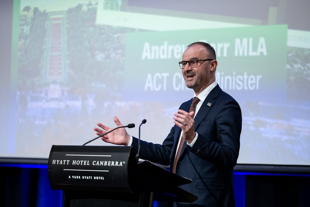 ACT Chief Minister Andrew Barr. Photo: Kerrie Brewer