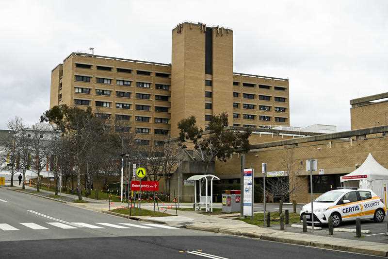 A general view of Canberra Hospital