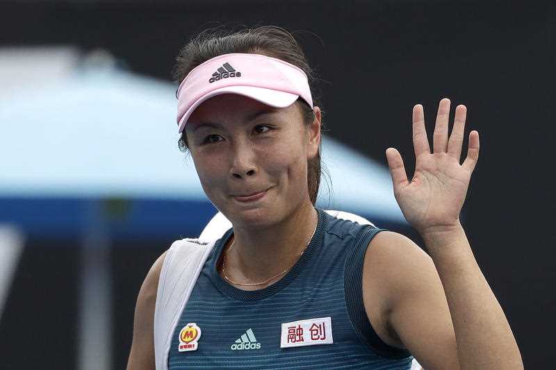 Out of public view for several weeks, Chinese women's tennis player Peng Shuai seen smiling at the 2019 Australian Open