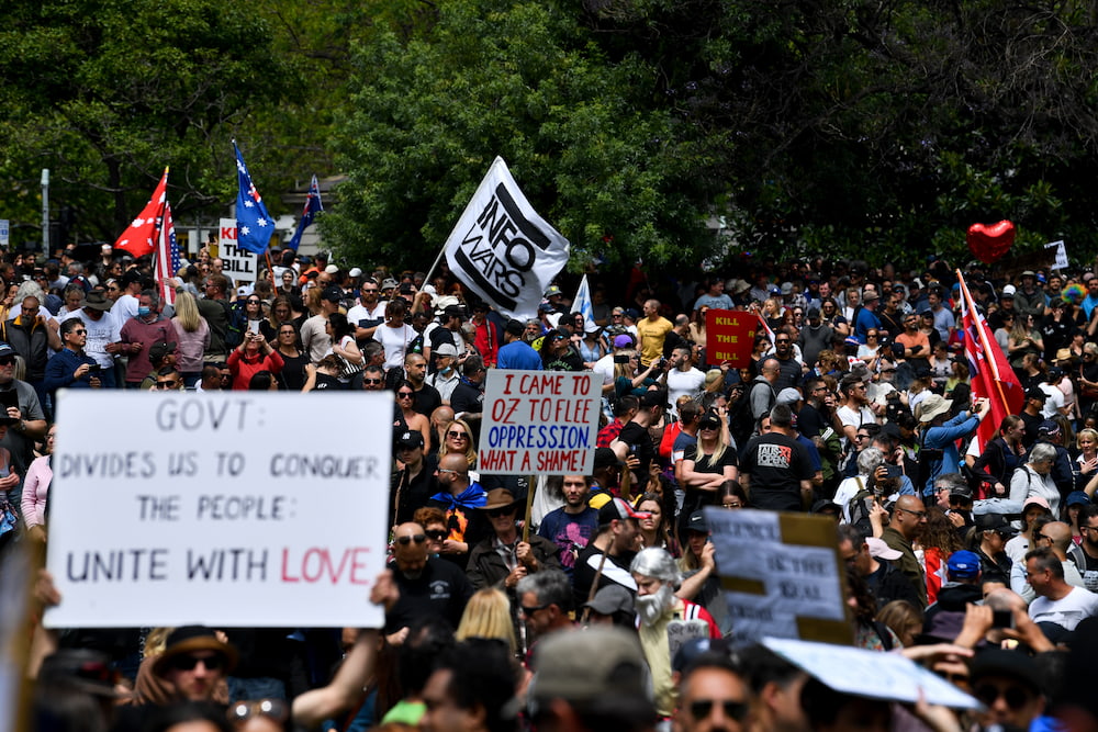 anti-mandate protests