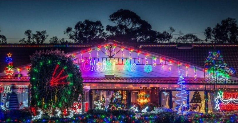 Canberra Christmas Lights 2021 gowrie