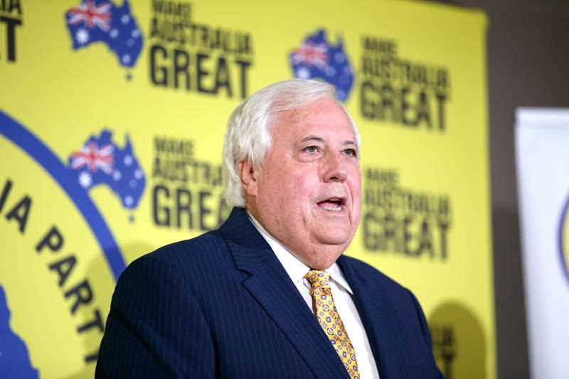 Clive Palmer senate 2022