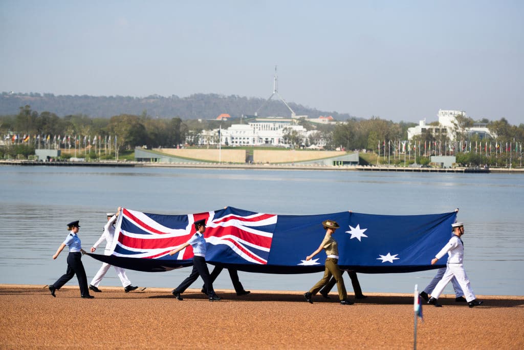 Australia day Canberra 2022