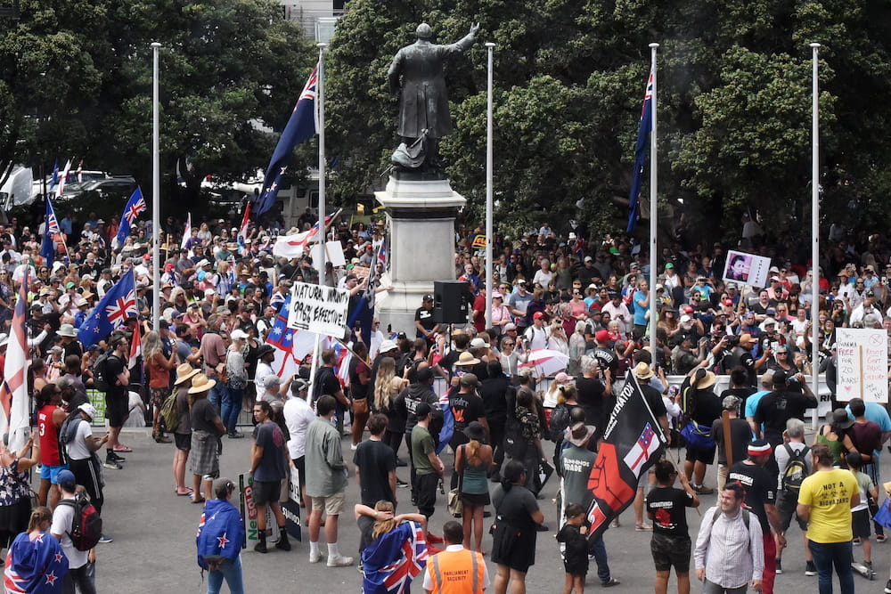 New Zealand protest
