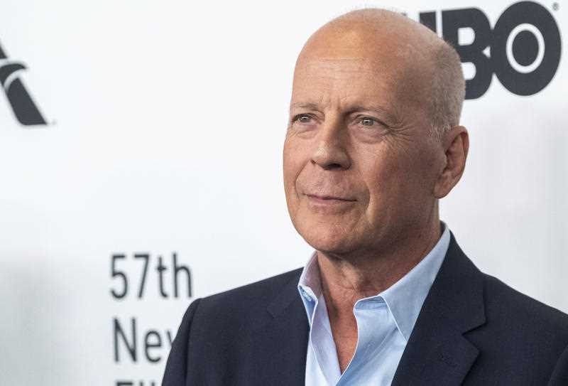 Hollywood actor Bruce Willis at a film premiere in 2019