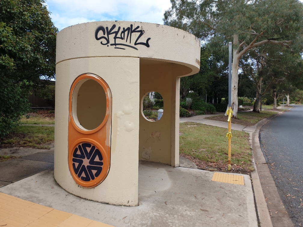 A Canberra bus stop. Photo: Julie Samaras