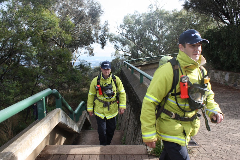 Firefighters Mt Ainslie Everest lifeline Canberra
