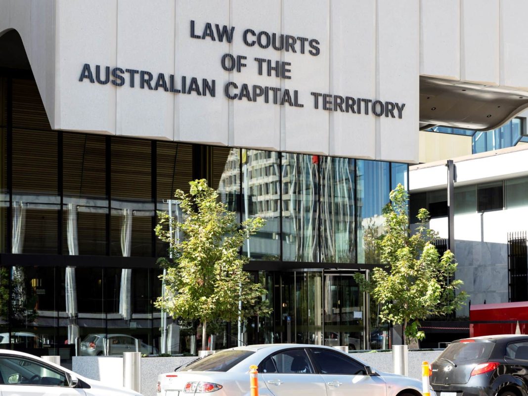 exterior of contemporary ACT law courts building