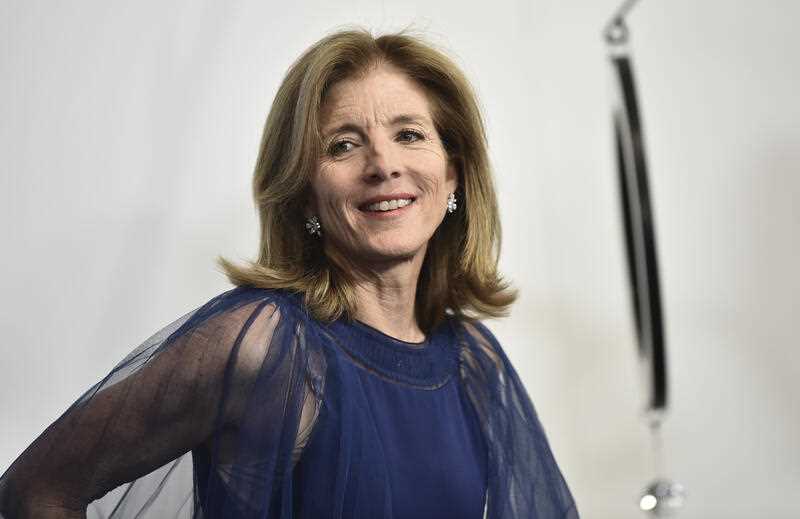 Caroline Kennedy poses in the winner's walk at the CFDA Fashion Awards at the Brooklyn Museum on June 4, 2018, in New York.
