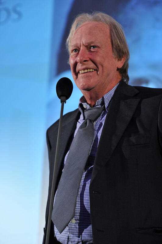 British actor/singer Dennis Waterman receives a BASCA (British Academy of Songwriters, Composers and Authors) Gold Badge Award at the Savoy Hotel in London, England on Wednesday, Oct. 19, 2011