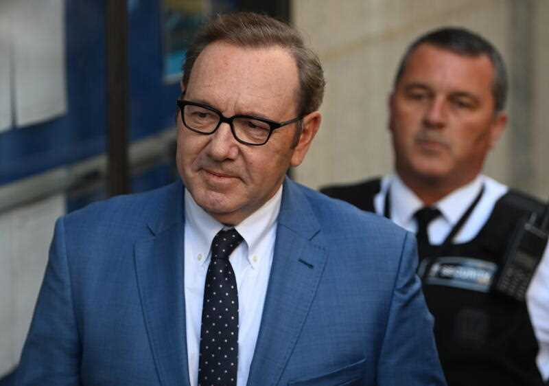 US actor Kevin Spacey arrives at the Central Criminal Court, known as the Old Bailey, in London, Britain, 14 July 2022.