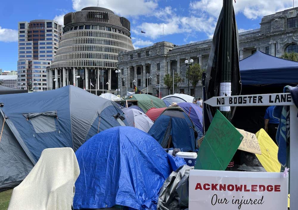 New Zealand protest