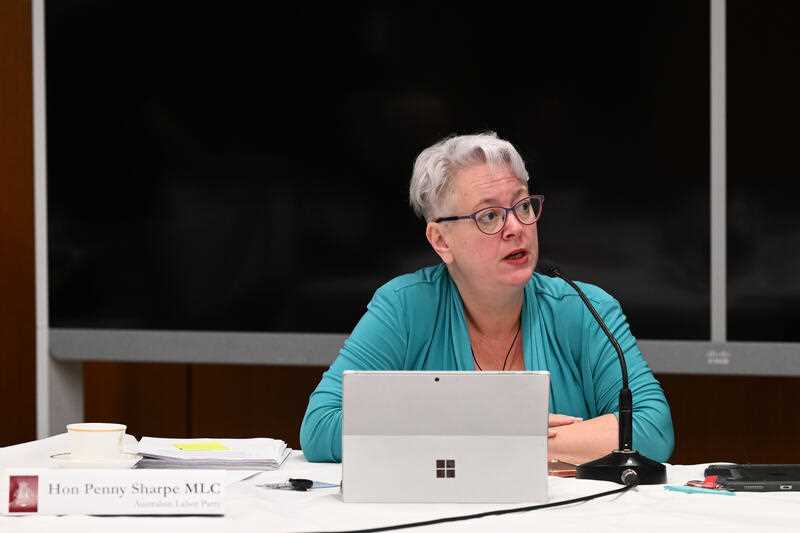 Penny Sharpe MLC during the inquiry into the appointment of John Barilaro as Senior Trade and Investment Commissioner to the Americas at NSW Parliament House in Sydney, Friday, August 5, 2022.