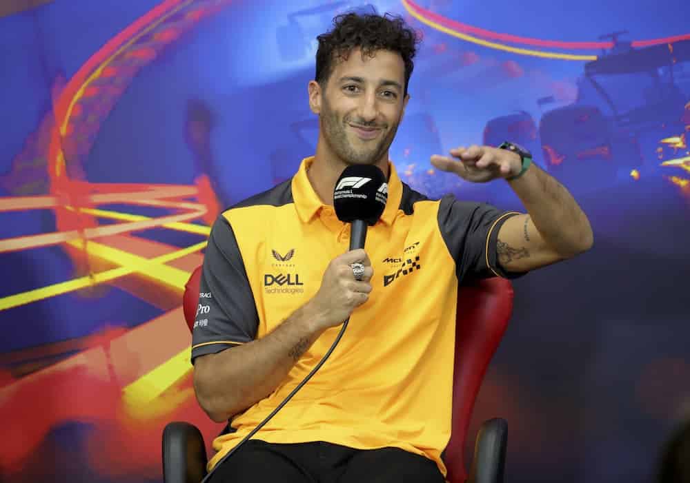 Daniel Ricciardo break